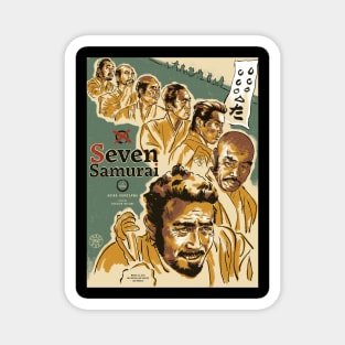 Seven Samurai Magnet