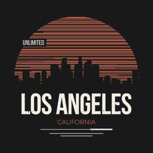 Los Angeles LA California- urban sun set T-Shirt