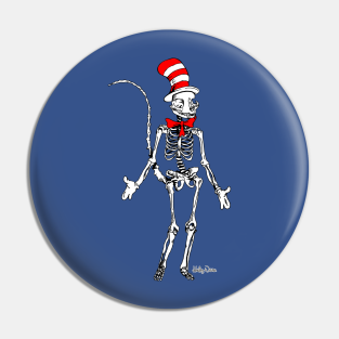 Cat In The Hat Pins And Buttons Teepublic Au