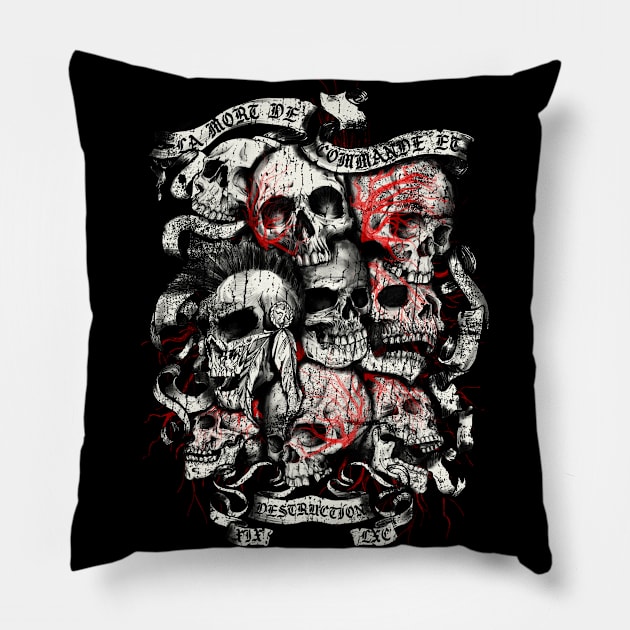 Many Skulls Pillow by Buy Custom Things