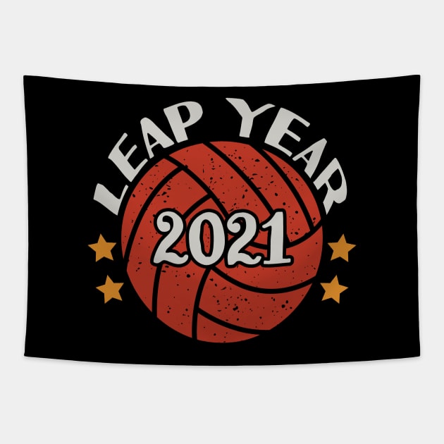 Volleyball Leap Year 2021 Tapestry by Tesszero