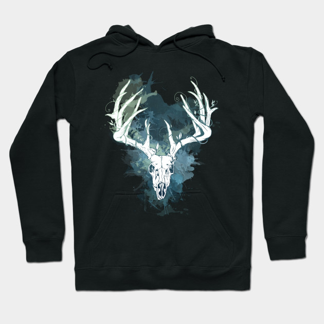 deer skull hoodie