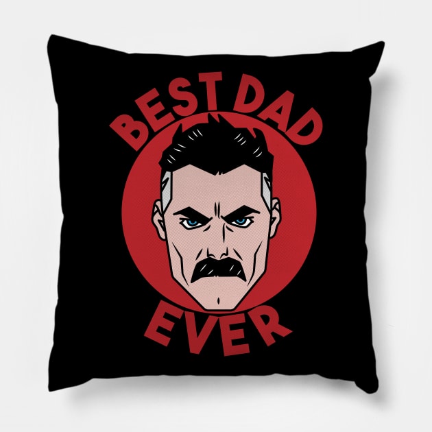 Best Dad Ever Pillow by carloj1956