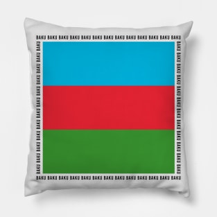 Baku F1 Circuit Stamp Pillow