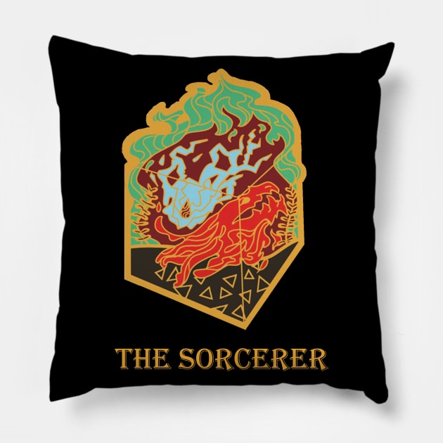 The Sorcerer coat of arms Pillow by Ambrosius