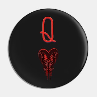 Queen Of Hearts Pin
