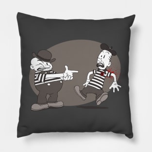 Mime Crime Pillow