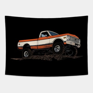 Chevy c10 1972 dirt Tapestry