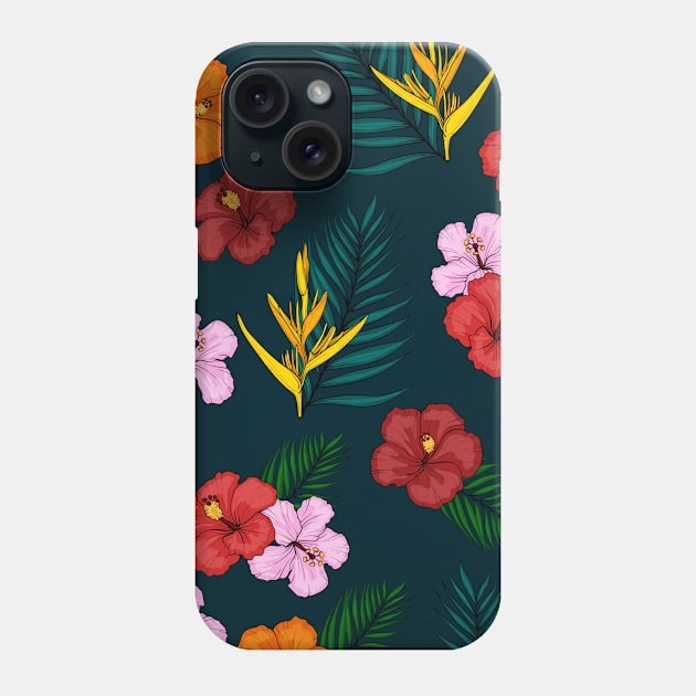 Scandinavian Summer Colorful Spring Flowers Phone Case by jodotodesign