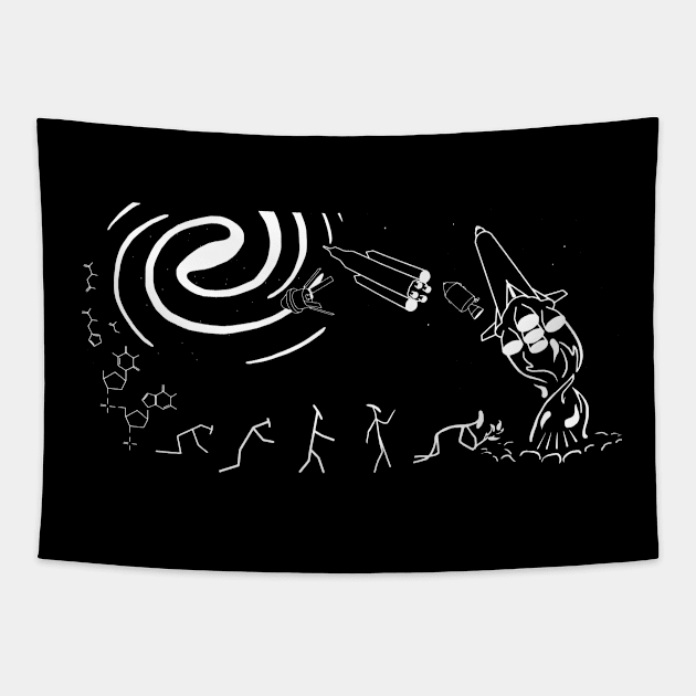 Starstuff Tapestry by photon_illustration