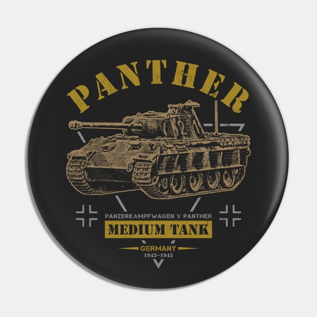 Panzerkampfwagen V Panther Pin by Military Style Designs