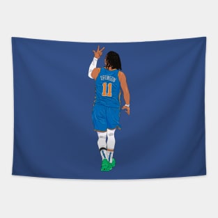 Jalen Brunson Three Point Celebration Tapestry