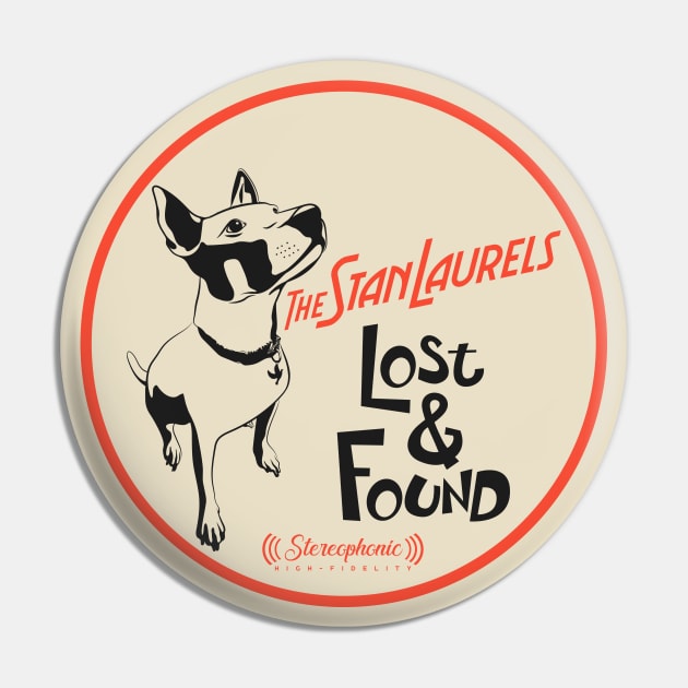 The Stan Laurels - Lost & Found Pin by PlaidDesign