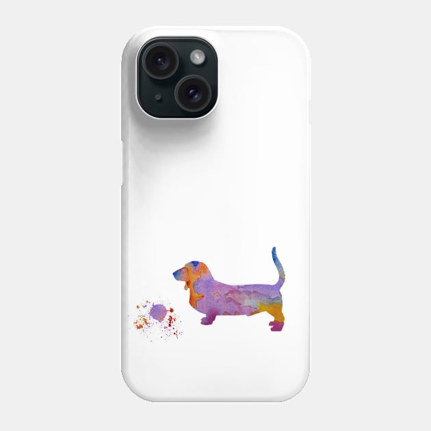 Basset hound Phone Case by TheJollyMarten