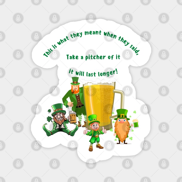 Take a Pitcher of It Magnet by The Treasure Hut