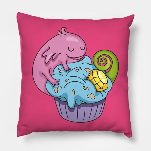 Cute Monster Pillow by idiotstile