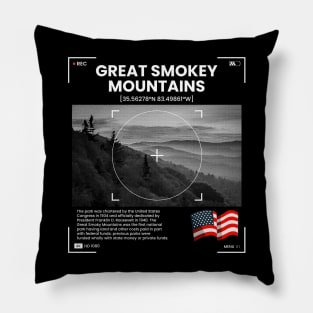 Great Smokey Mountains National Park Pillow