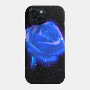 Blue Cosmic Rose Phone Case