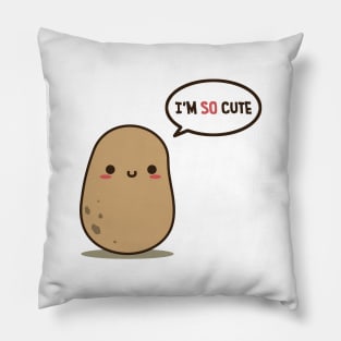 I'm so cute potato Pillow