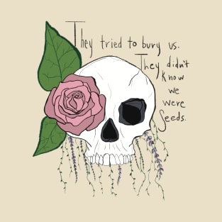 Floral skull T-Shirt