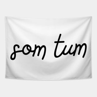 som tum - black Tapestry