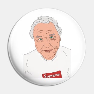 David Attenborough Supreme Tee Pin