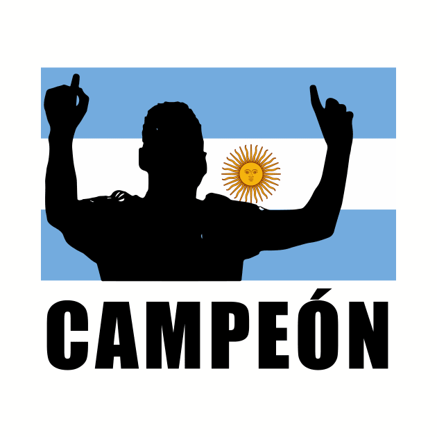 Argentina world cup win - campeon by NickiPostsStuff