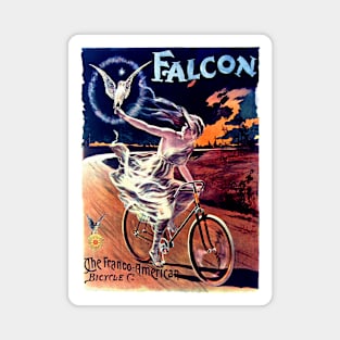 Falcon, Franco-American Bicycle Company Paris 1896 Advertisement Magnet