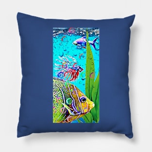 Aquarium Close Up Pillow