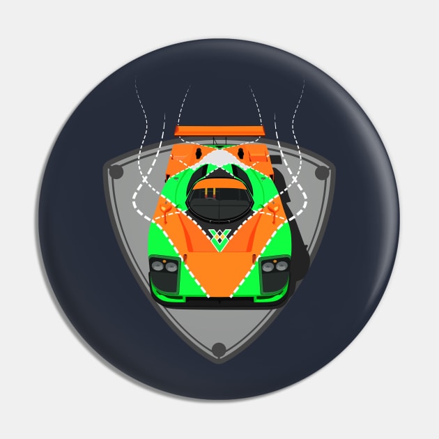 787B Le  Mans Pin by AutomotiveArt