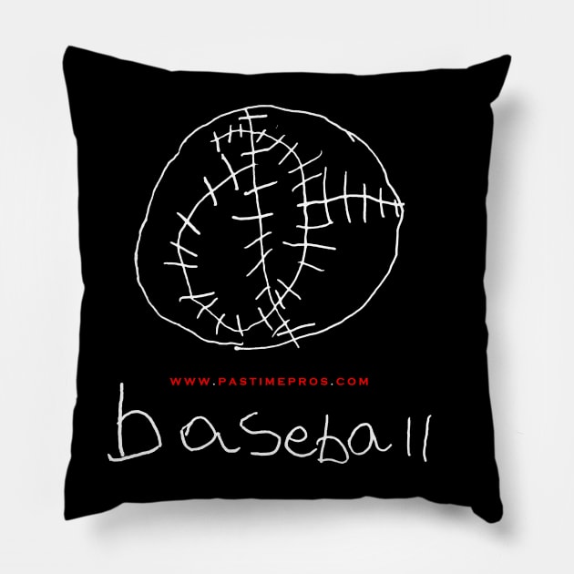 Toddler Baseball Pillow by Pastime Pros