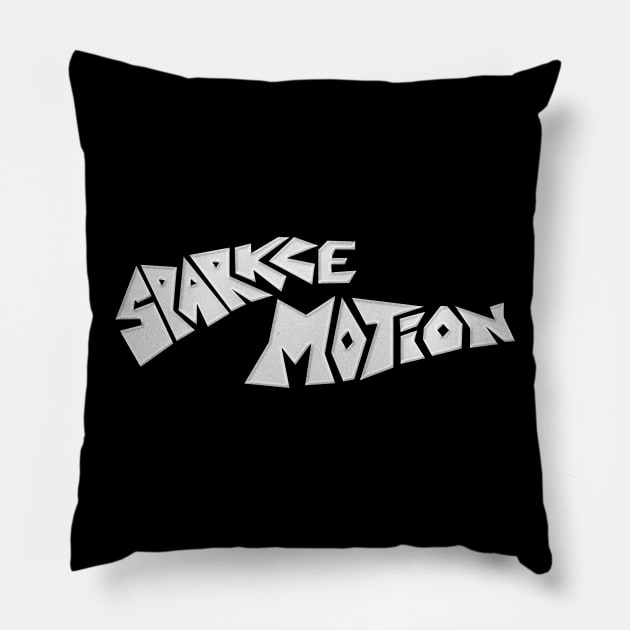 Sparkle Motion Pillow by huckblade