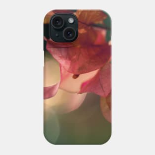 Bougainvillea Bokeh Phone Case