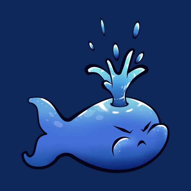 Adorable Whale Design by KawaiiForYou