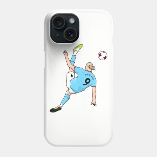 Bicycle kick haaland Phone Case