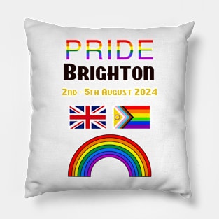 Pride Brighton UK 2024 Pillow