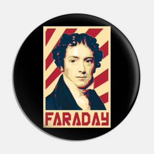 Michael Faraday Retro Pin