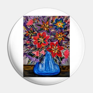 Beautiful and colorful abstract flowers Pin