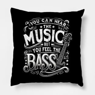 Guitar Enchantment: You Can Hear The Music But You Feel The Bass Pillow