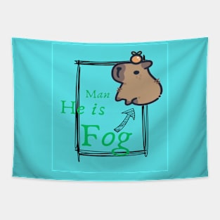 Man he is fog Tapestry