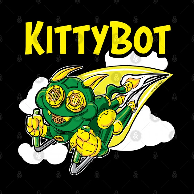 Kitty Bot by eShirtLabs