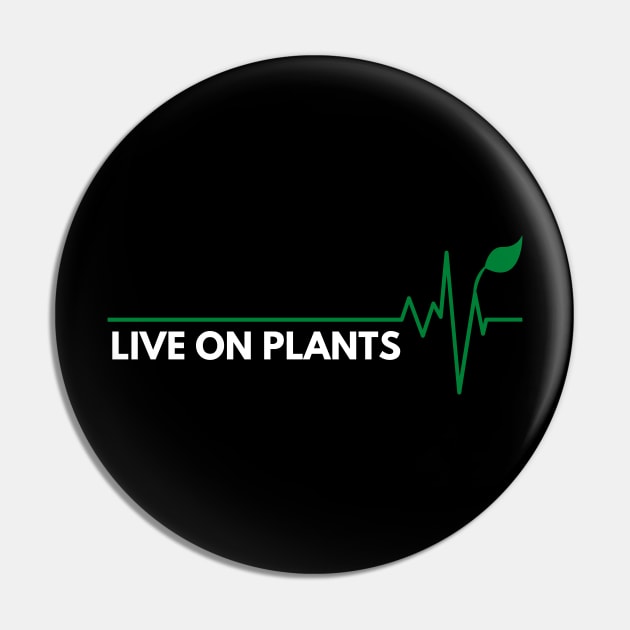 Live on plants vegan Pin by Veganstitute 