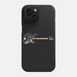 Pixel Black Eagle Bass Guitar Phone Case