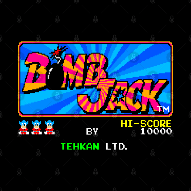 Mod.1 Arcade Bomb Jack Video Game by parashop