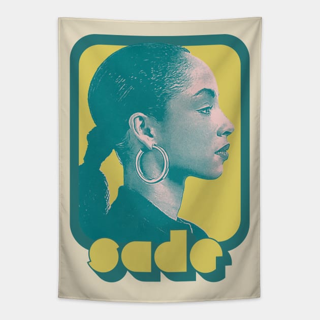 Sade / Retro Style Original / Fan Art Design Tapestry by DankFutura