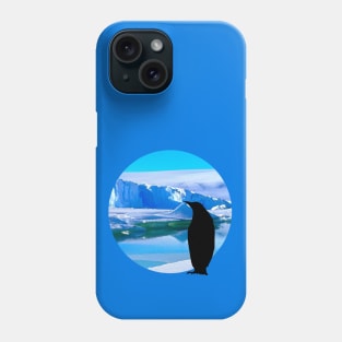 Lonely penguin Phone Case