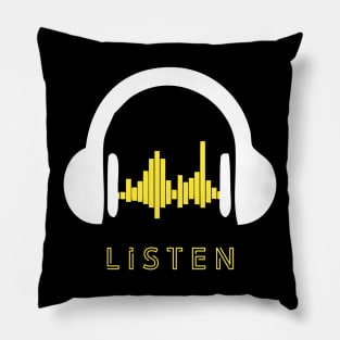 Ear Candy Couture: Listen with Panache Pillow