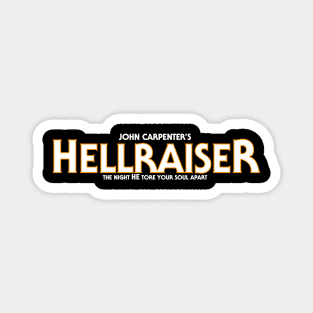 John Carpenter's HELLRAISER - Horror Multiverse Parody Shirt Magnet