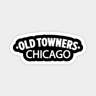 Old Towners Chicago Minimal Logo Design - Chicago Neighborhood Series Magnet