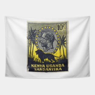 Kenya, Uganda, and Tanganyika Stamp Tapestry